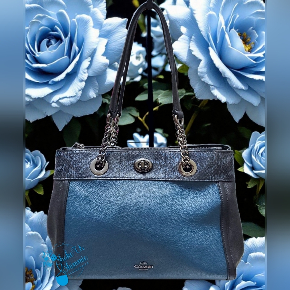 COACH EDIE EXOTIC CARRYALL